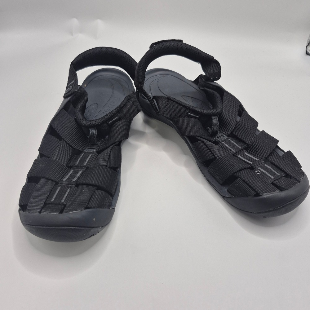 Oboz Campster Black Sport Sandals Womens 9.5 Hiking Water Shoes 60502
